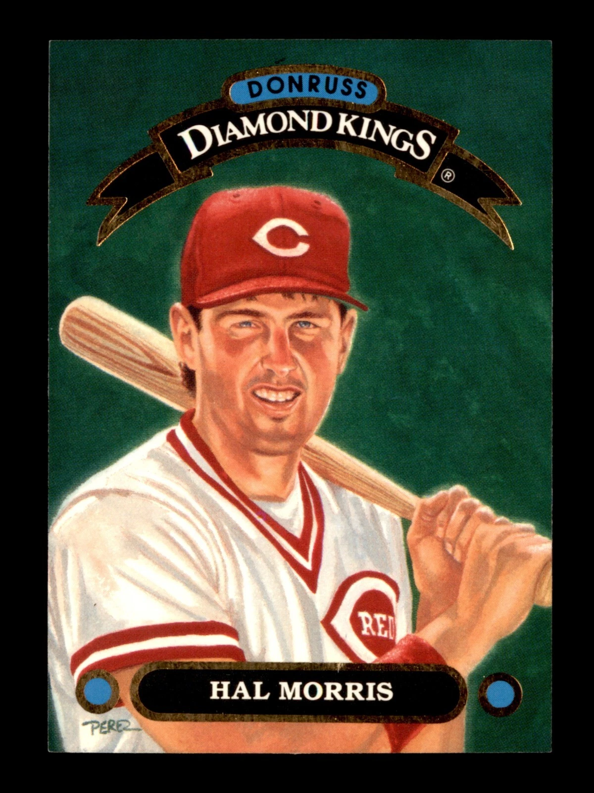 Hal Morris trading card