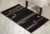 Nourison Parallels Black Area Rug on sale Nourison Parallels Black Area Rug on sale