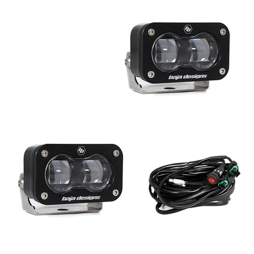 Baja Designs Universal S2 SAE Spot LED (Par) - Transparente - Imagen 1 de 1