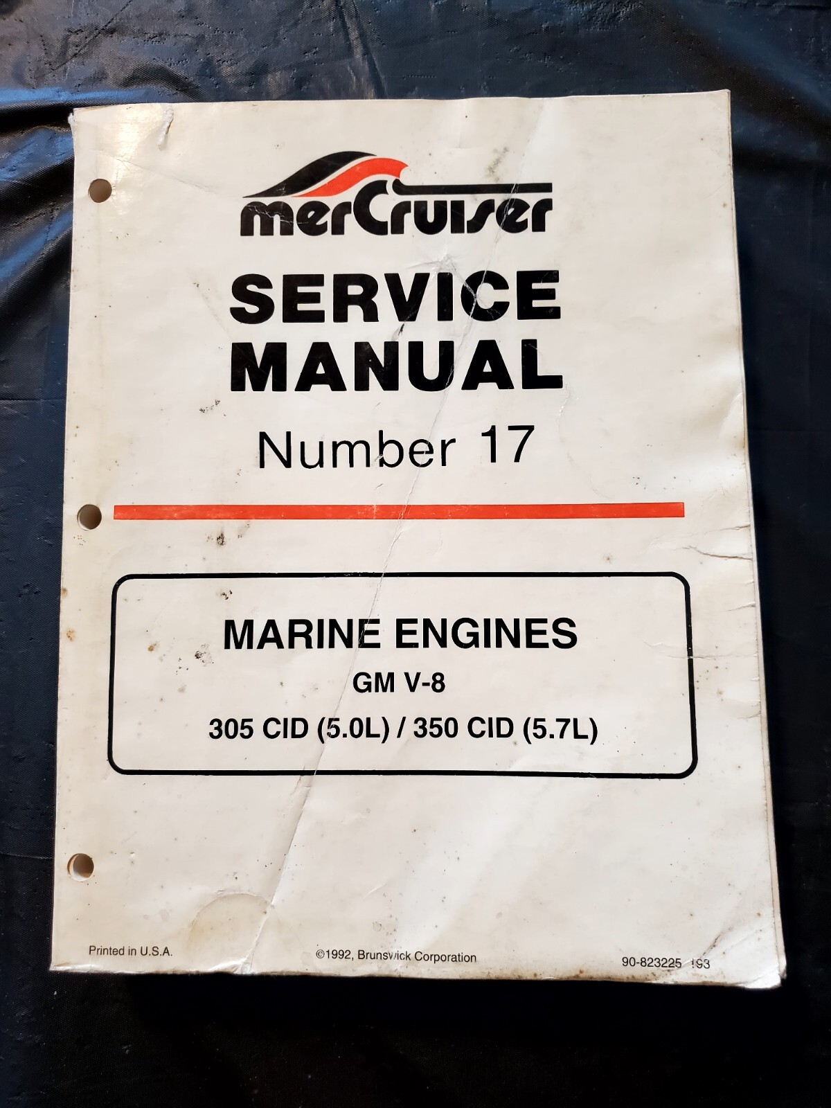 MerCruiser #17 Marine Engines GM V-8 305/350 CID Service Manual 90