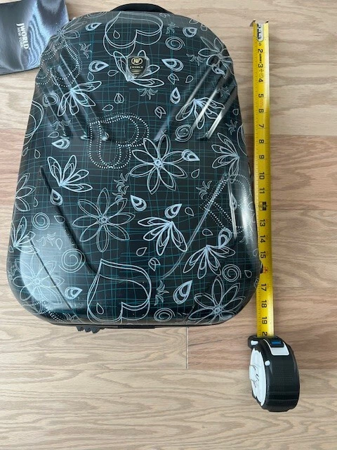 Mochila preta para laptop J World New York Tuttle Hardshell - Imagem 2 de 4