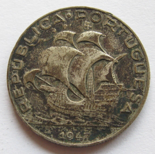 ZALDI2010 - Portugal, 5 Shields Of 1947, Silver - Picture 1 of 2