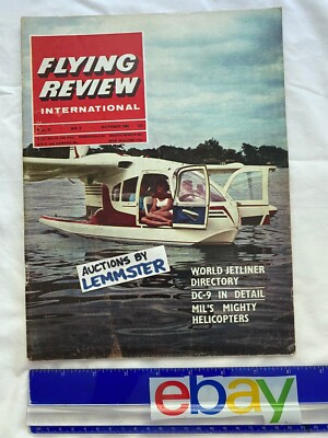 Flying Review International October 1965 Convairliner DC-9 Mil Helicopters He 70