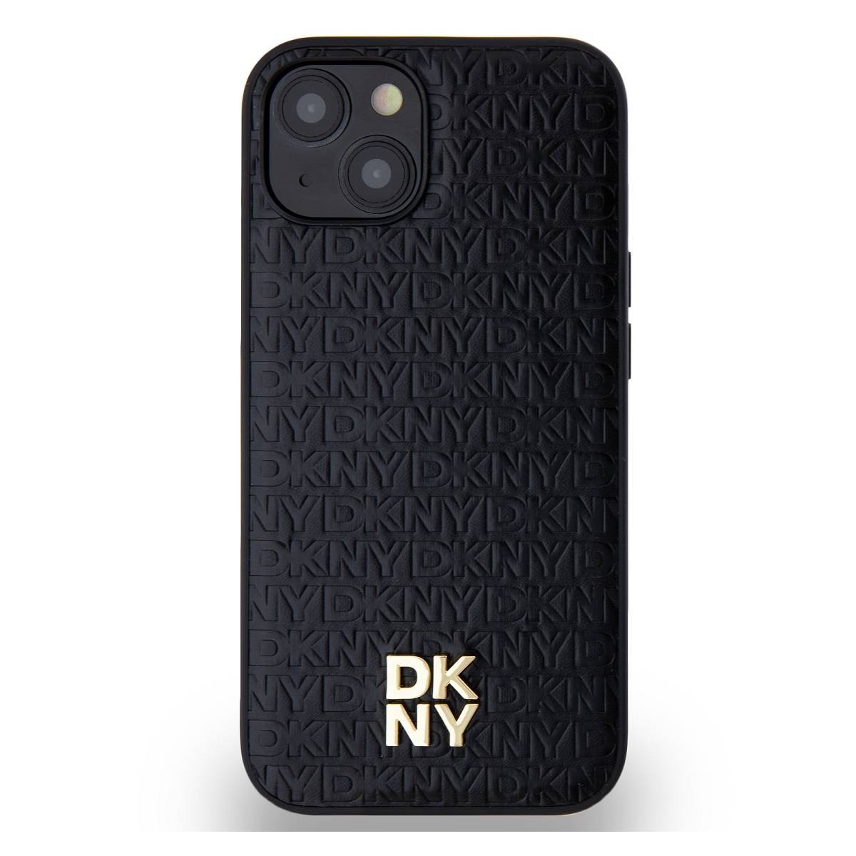 Coque iPhone 15 DKNY chic en cuir synthétique pour le bureau et les sorties