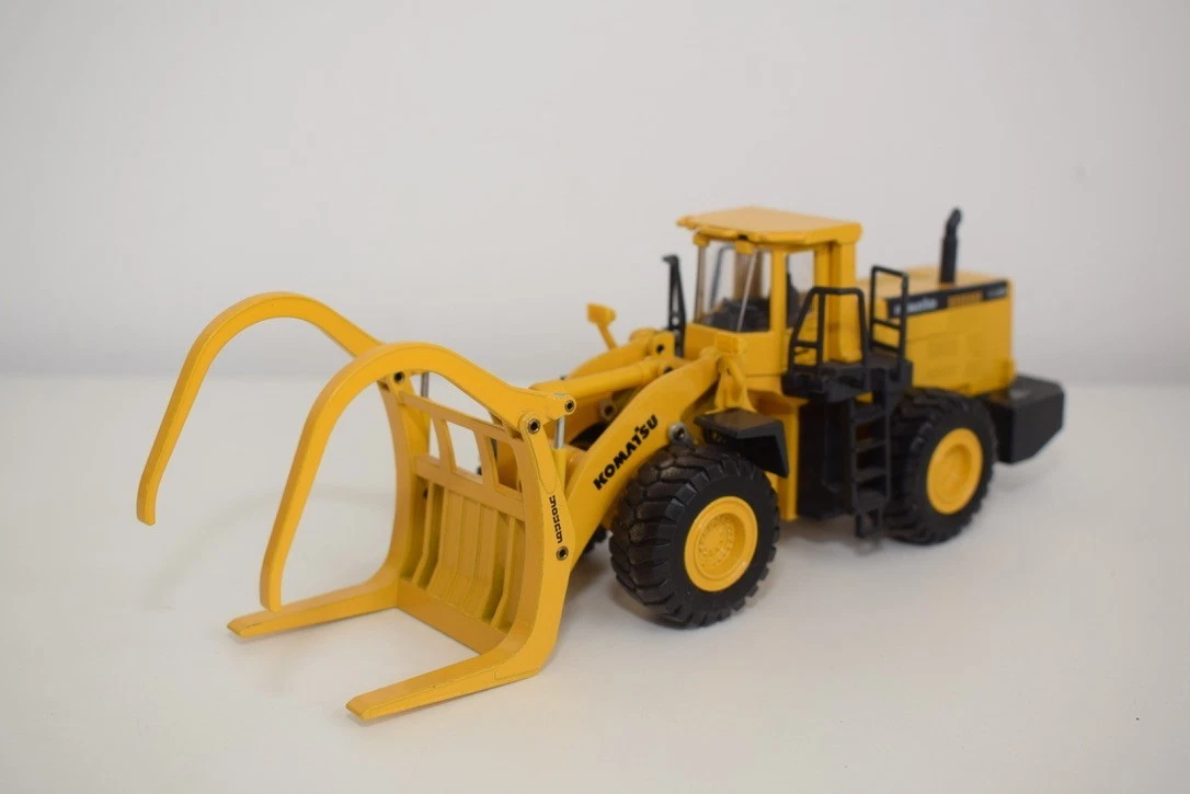 Conrad 1/50 Camion Talbert Komatsu Porte-Engins – Jaune – Modèle De Collection