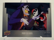 2025 BATMAN THE ANIMATED SERIES JOKER HARLEY PROOF OF DEATH CARD 46 DC COMIC