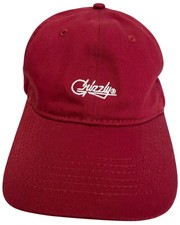 Grizzly Griptape Skateboard  Script  Logo Get OutsideBurgundy Adjustable Dad Hat