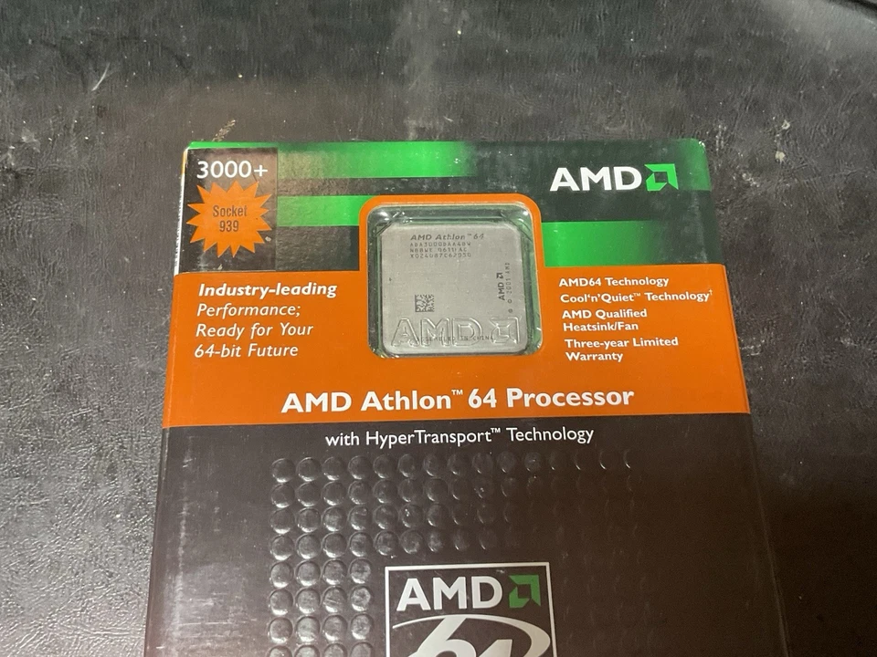 AMD Athlon 64 3000+ Processor Socket 939 NIB - Image 2 of 4