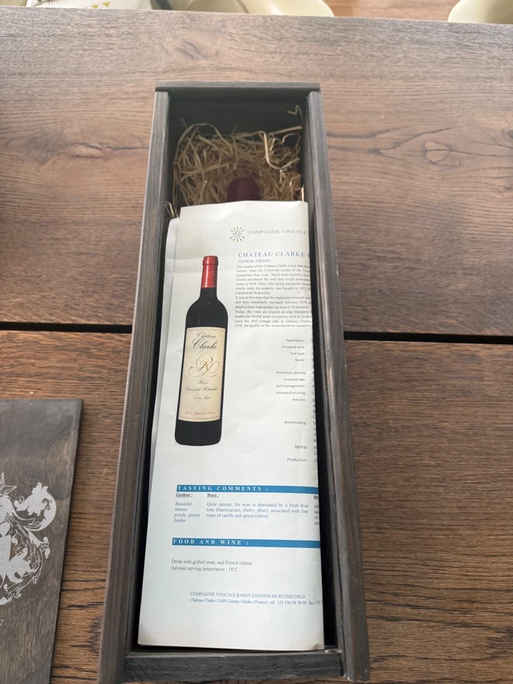 2012er Chateau Clarke - Baron Edmond de Rothschild - Listrac Medoc - MAGNUM !!! - Bild 4 von 4