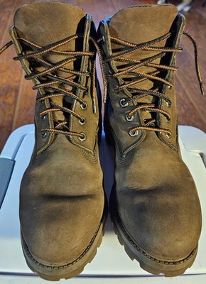 Timberland 6 Inch Boot Dark BrownNubuck Men's SIZE 7.5