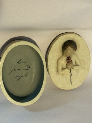 Willow Tree Loving Angel Keepsake Trinket Box Love Susan Lordi Demdaco 2004 