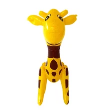 Blow Up Float Zoo Toys Inflatable Giraffe Pool Floats Party Favor Birthday Decor