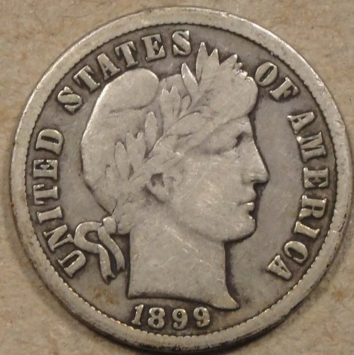 1899-O Barber Dime 10c VG+ as Pictured L2