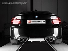 Ragazzon Sportauspuffanlage ab Kat BMW M2 F87 je 2x90mm doppelwandig versetzt