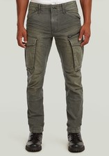 G-Star Raw Men's Rovic Zip Regular Tapered Cargo Pants Gray 190 New