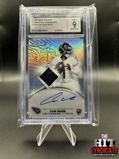 2025 Topps Chrome - Cam Ward Rookie Patch Autographs RC #RPA-CW CGC 9/10 POP 1