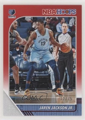 2019-20 Panini NBA Hoops Red 32/75 Jaren Jackson Jr #90 0t1