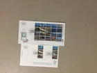 Two Israel 1983 Expo Philatelic fdc with SS and stamps from SS