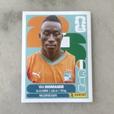 Panini Soccer Trading Card - Yan Diomande - RB Leipzig #393 FIFA Rookie. rookie card picture