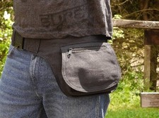 Gürteltasche aus festem Baumwollstoff, Hip Bag, Bauchtasche, Festivaltasche