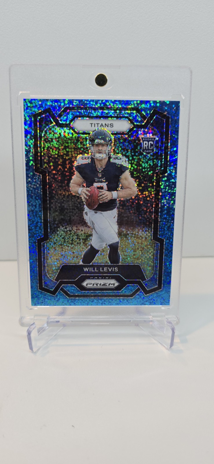 WILL LEVIS 2023 Panini Prizm Rookie RC #397 BLUE SPARKLE PRIZM /96