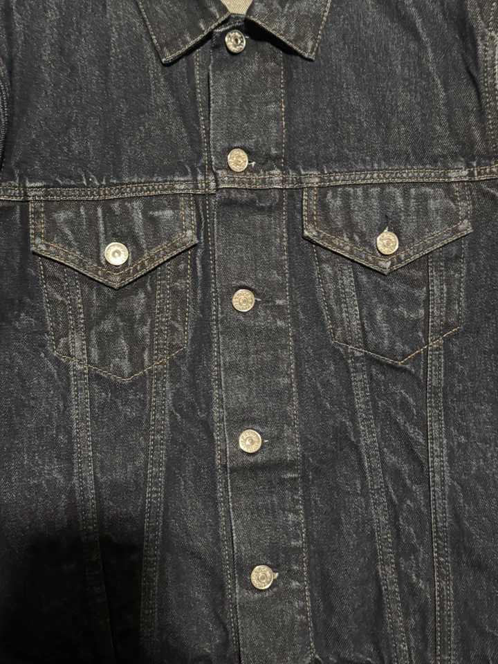 Auténtica Chaqueta de Camionero Acne Studios Vintage Índigo Talla 48 - Hecha en Italia Foto 4 de 4