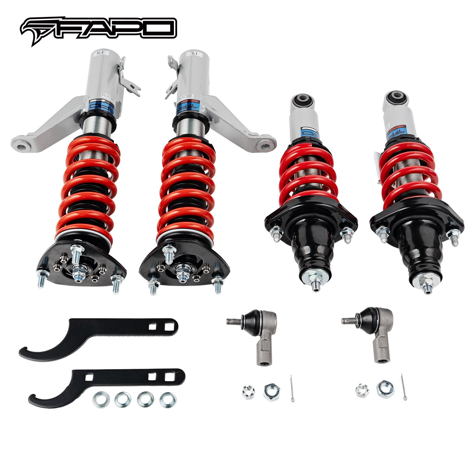 FAPO Coilover Suspension Kit For Honda Civic 2001 2002 2003 2004 2005Adj. Height