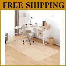 Clear Floor Mat 46x72 - Wood/Tile Protection for Office