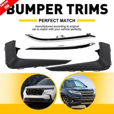 For Honda Pilot 2019-2022 Replacement Front Fog Light Garnish Molding Trim Cover