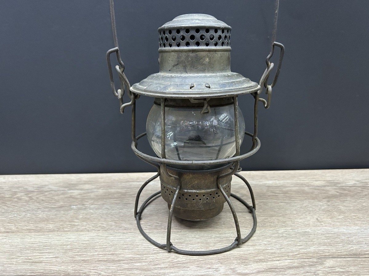 【激レア】1921〜1923年製ADLAKE KERO333レイルロードランタン Rare Antique 1921 Adlake-Kero 2-39 Reliable Railroad Lantern W
