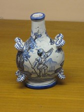 Emile GEORGES Gourde faïence