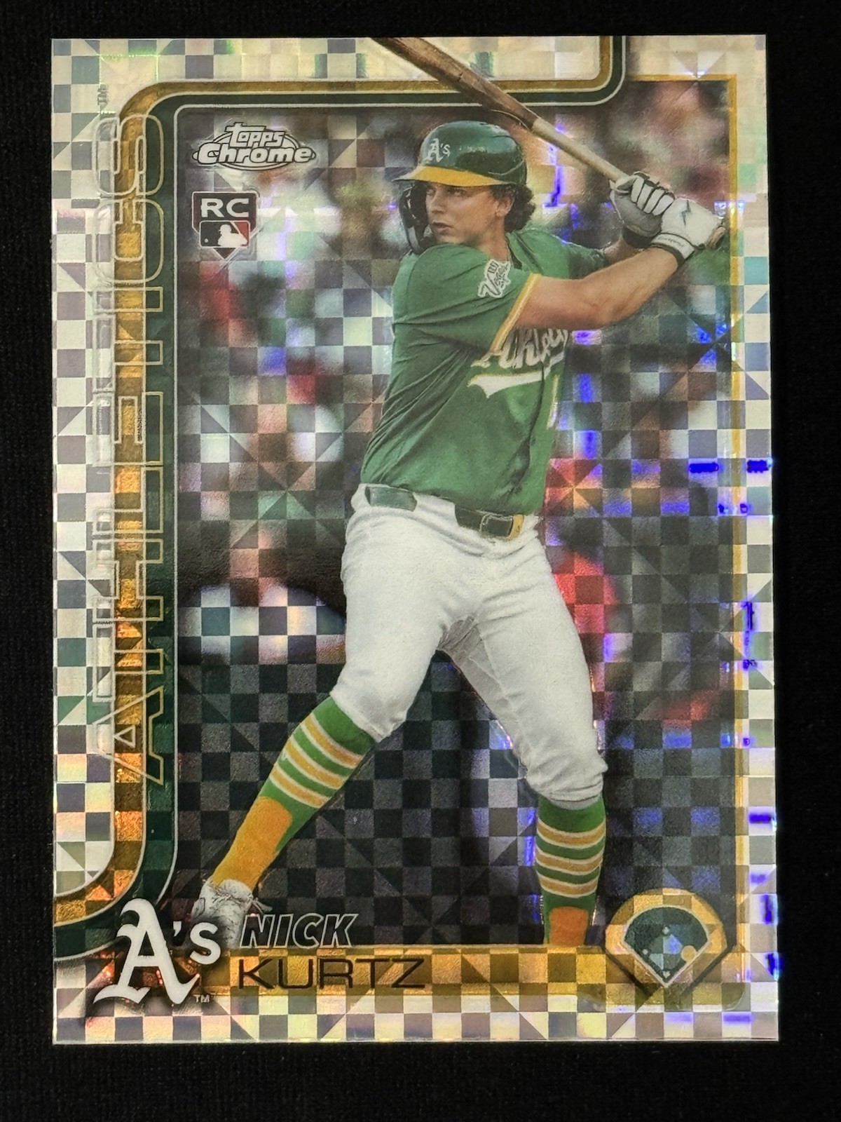 2025 Topps Chrome Update Series - Nick Kurtz #USC178 X-Fractor (RC)