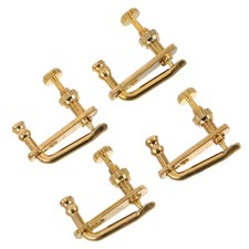4 Pcs Violin Tuning Pegs Fine Tuners Screw Metal Adjuster Design for