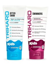 Kids Chlorine Removal Kit, Shampoo, Face and Body Wash Set for Children  s Hai...