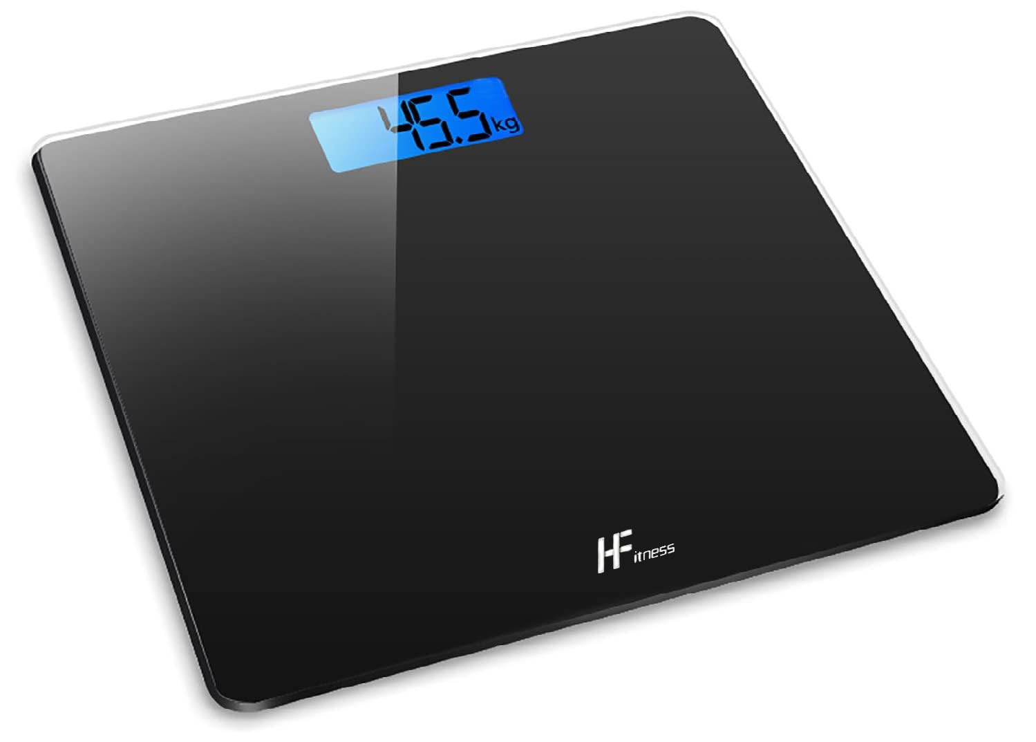 Hfitness 28X28Cm 180KG Digital Bathroom Scale Weighing Scales for Body Weight Ba