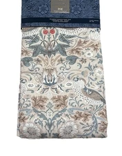 William Morris At Home 2pc BLACKOUT Strawberry Thief Window Curtains 50x96