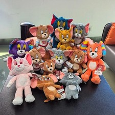 Juguete de peluche de anime Tom y Jerry figuras de películas de dibujos animados gato ratón lindos peluches cosas