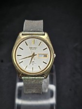 Seiko Lord Matic 5606-7000 Automatic 23 Jewels Day-Date Vintage Men's Japan