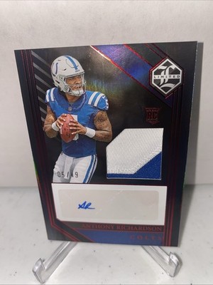 2023 Limited Anthony Richardson JERSEY MATCH RPA Ruby 2 Color Auto Jersey 5/49