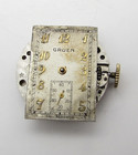 Vintage Gruen Watch Movement Caliber 704 Swiss 15J w/ Dial Parts Not Working — photo 9