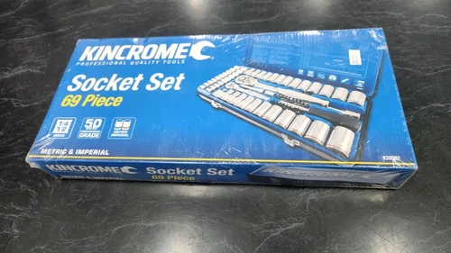 Kincrome K28082  1/4" + 1/2" Drive Metric and Imperial Socket Set - 69 Piece