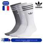 Adidas Originals Chaussettes mi-mollet 3 paires – Trefoil – Homme Tailles 39-46