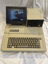 Apple IIe Enhanced Computer System SERVICED w Disk Drive Monitor Software TESTED