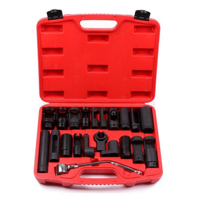 #ad #ad 21 Pcs Oxygen Sensor Oil Special Socket Set for Removing Pressure Vacum $89.75