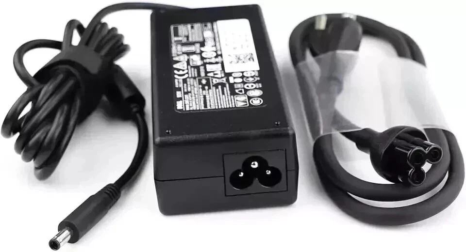 Cargador adaptador de CA Dell 90W 4,5 mm 19,5 V 4,62 A RT74M LA90PM111 portátil - genuino Foto 2 de 3