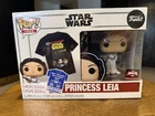 Funko Pop! Tees Star Wars Princess Leia TargetCon Exclusive Bobblehead & T-Shirt