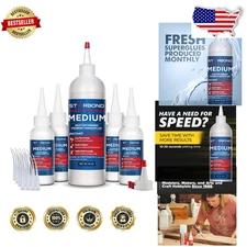 Complete 16oz CA Glue Refill - Woodworking, Crafts, Acrylics - Medium Viscosity