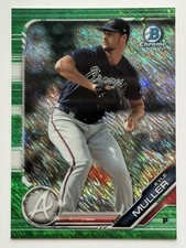 2019 Bowman Chrome #BCP-195 Kyle Muller Prospects Green Shimmer Refractor #/99