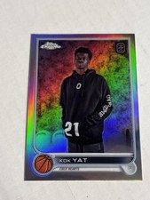2022-23 Topps Chrome Overtime Elite #77 Kok Yat Refractor NBA Basketball Card