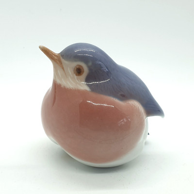 1969 Royal Copenhagen Denmark Porzellan Rotkehlchen Figur Vogel 2266